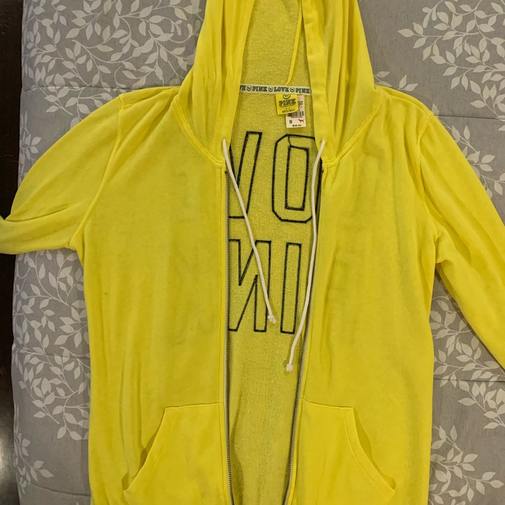 Victoria’s Secret PINK Small Yellow hoodie